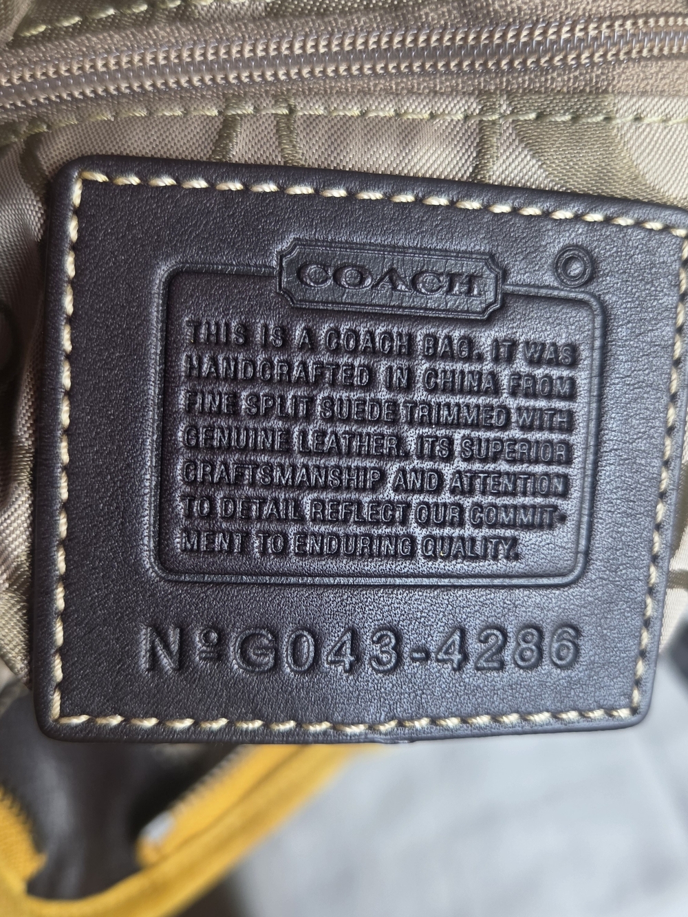 Vintage Coach Soho Suede Hobo Bag - Picture 9 of 9